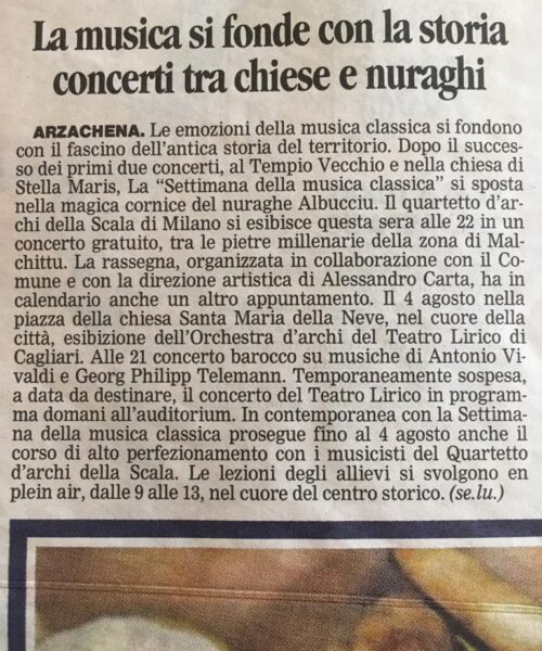 La Nuova Sardegna
